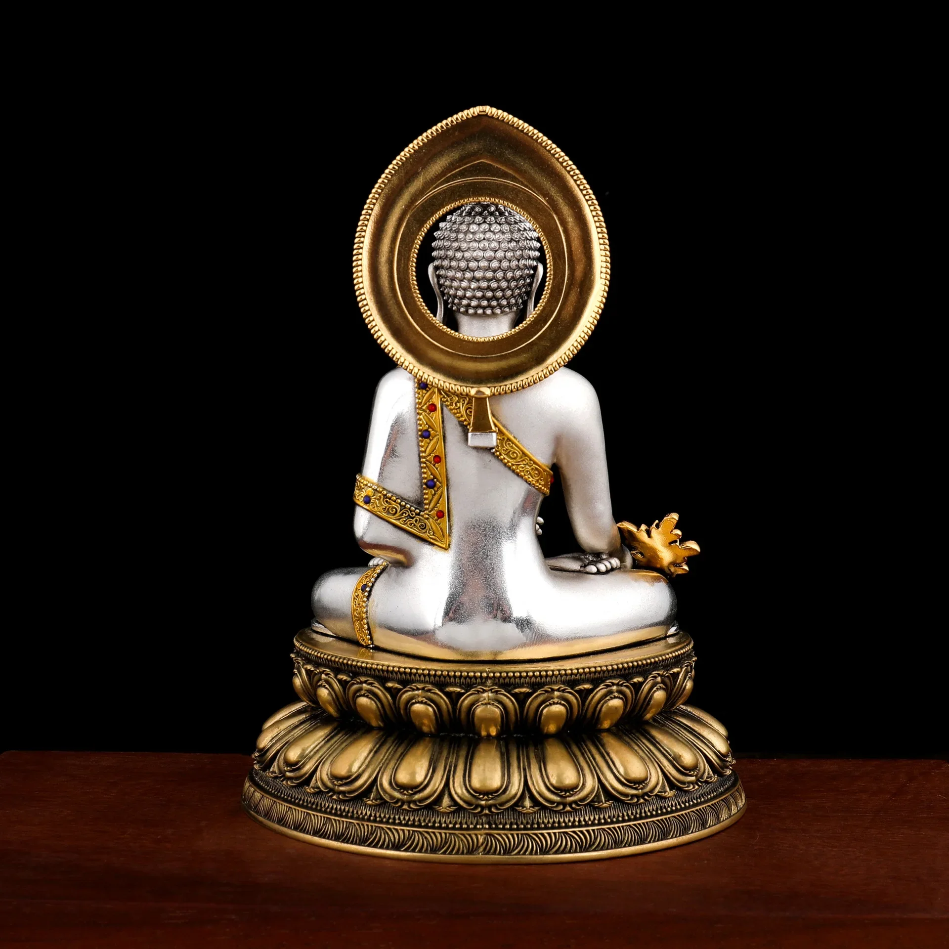 Resin Crafts - พระพุทธรูป TQH-i7.7 สำหรับบูชาที่บ้าน ของตกแต่ง งานฝีมือ พระพุทธรูปขนาดเล็กแบบพกพา