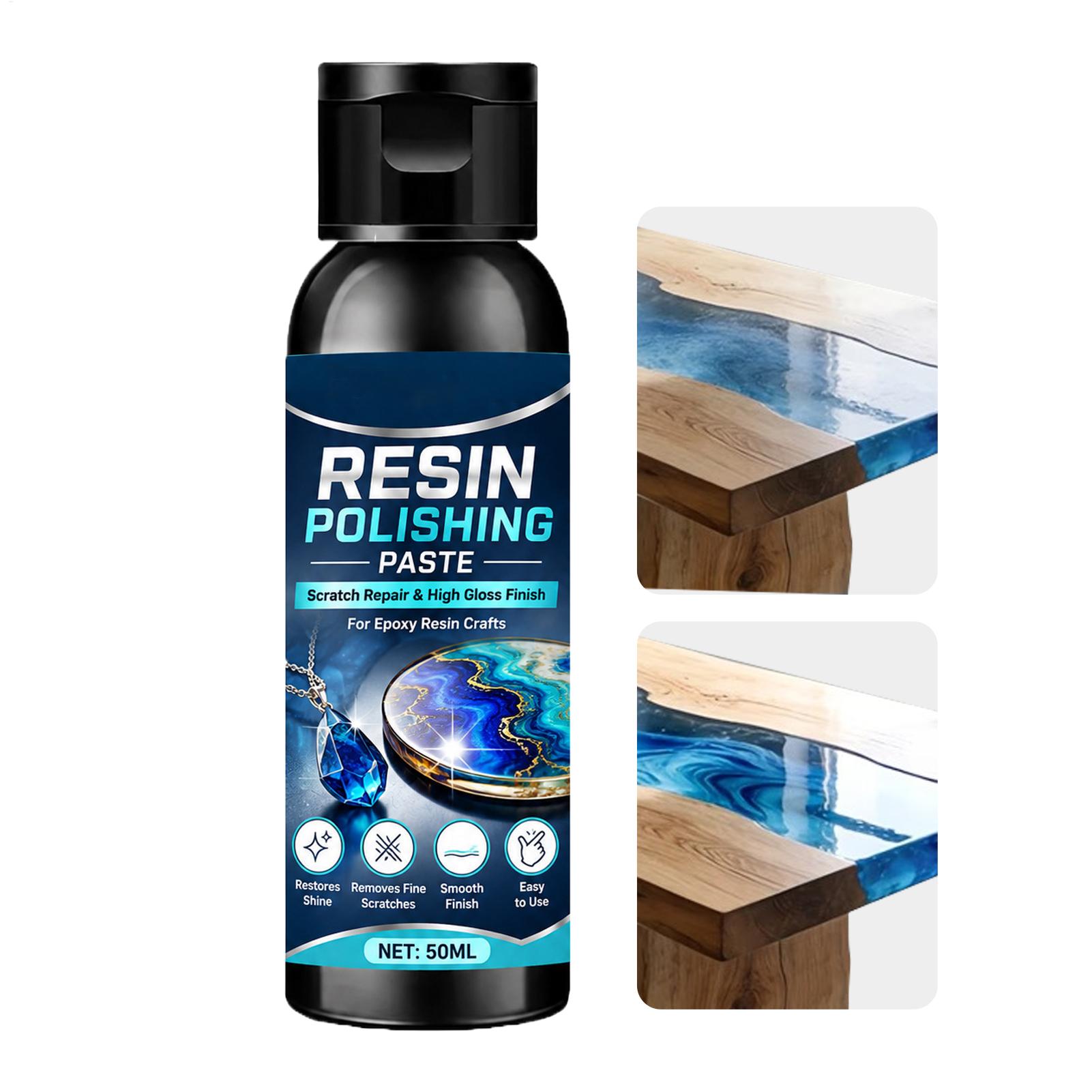 Resin Craft Workshop - น้ำยาขัดเรซิ่นสูตรอ่อนโยน ขนาด 50 มล. สำหรับงานขัดผิวเรซิ่น DIY