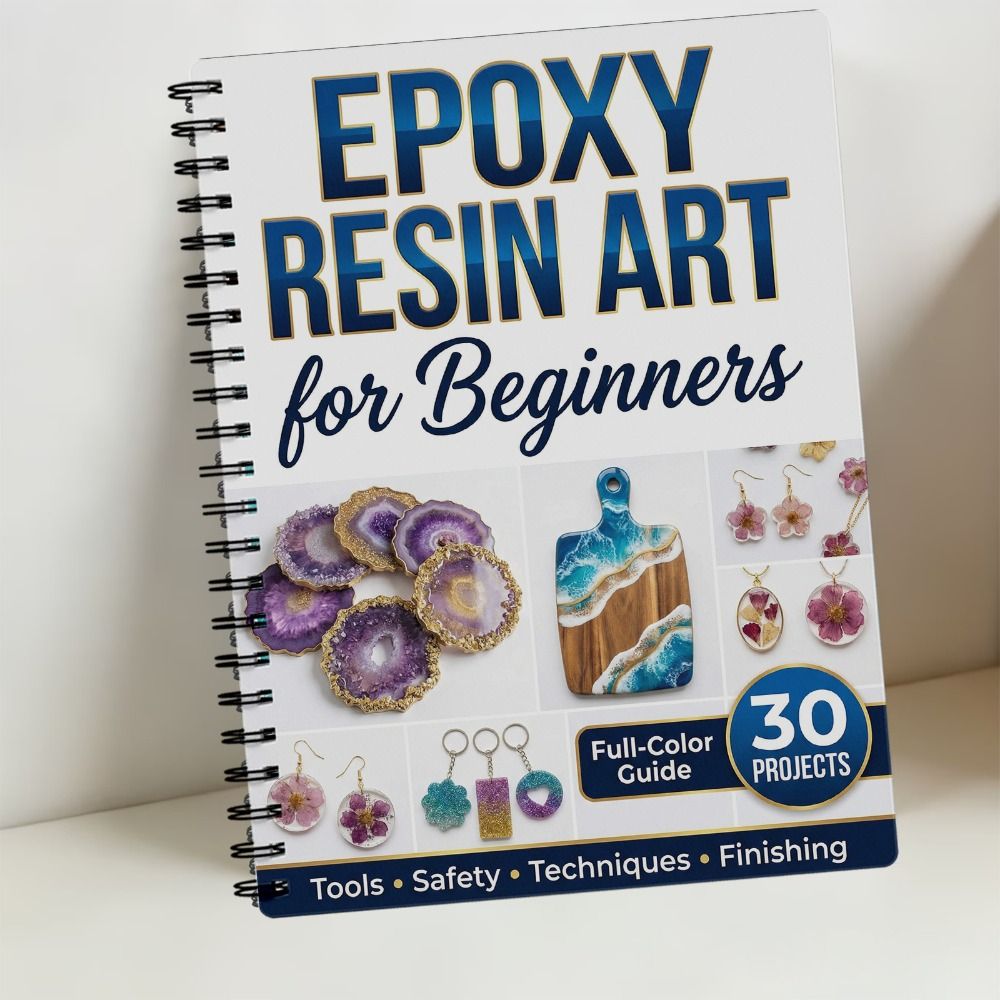 คู่มือศิลปะเรซินอีพ็อกซี่แบบที - Resin Craft For Beginners บทวิจารณ์และราคา