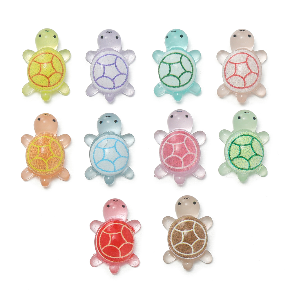 10 ชิ้น/ล็อต ลูกปัดเต่าทะเลเรซ - Resin Crafts Diy บทวิจารณ์และราคา