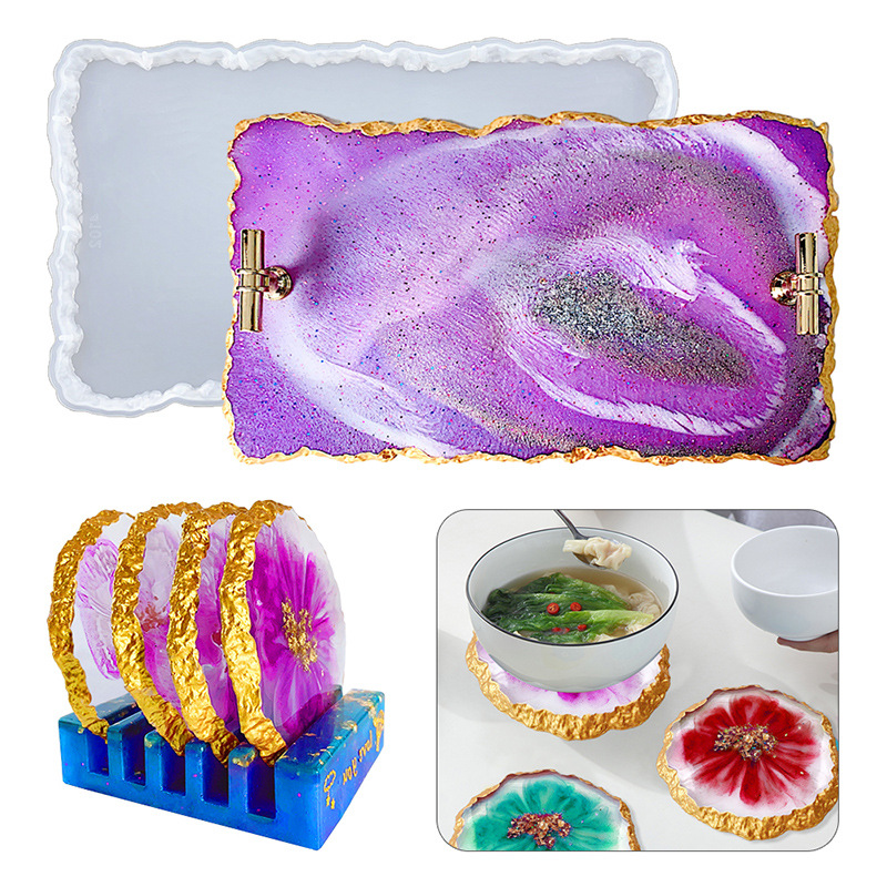 DM413 Drusy Coaster แม่พิมพ์เร - Serving Tray Mold บทวิจารณ์และราคา