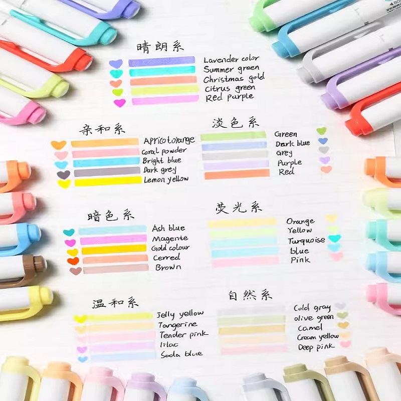 ปากกาไฮไลท์แบบน้ำ ZEBRA Mildli - Zebra Pen Mildliner บทวิจารณ์และราคา